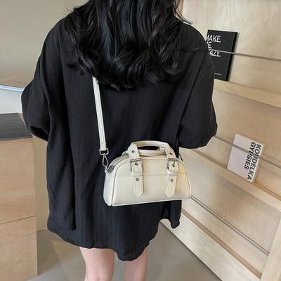 Fashion Hand Carry Small Square Bag Women's Simple Shoulder Bag 2025 Summer Versatile Texture Commuter Pillow Bag Messenger Bag
