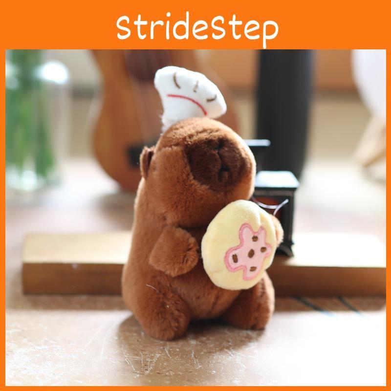 Kapibara Toy Plush Keychain Bag Decor Pp Cotton Stuffed For Kids Gift Decor