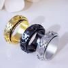 Star Moon Sun Rotating Decompression Ring - Unisex