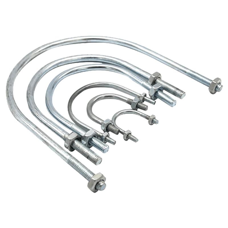 Galvanized Carbon Steel U-Bolt Pipe Clamp