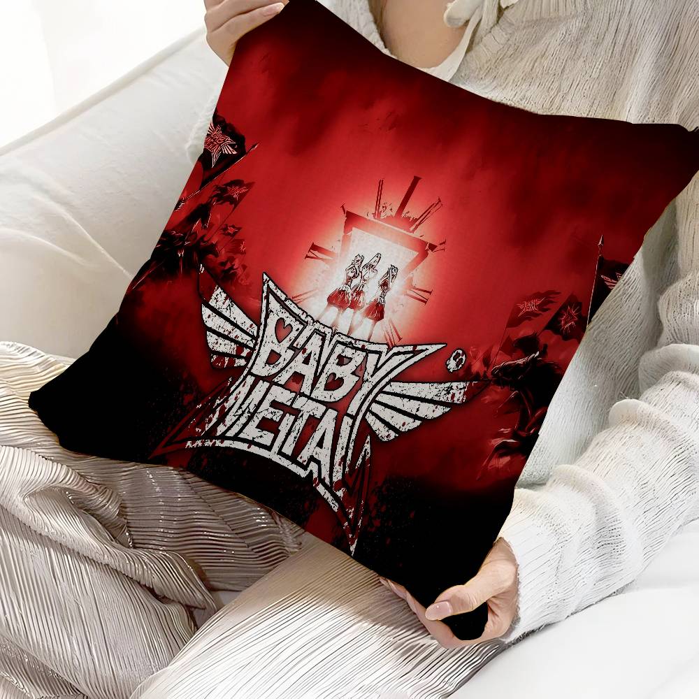 Band Babymetal Personalized Pillow Dust Cover Bedroom Kids Party Decoration Pillowcase Birthday Children Gift