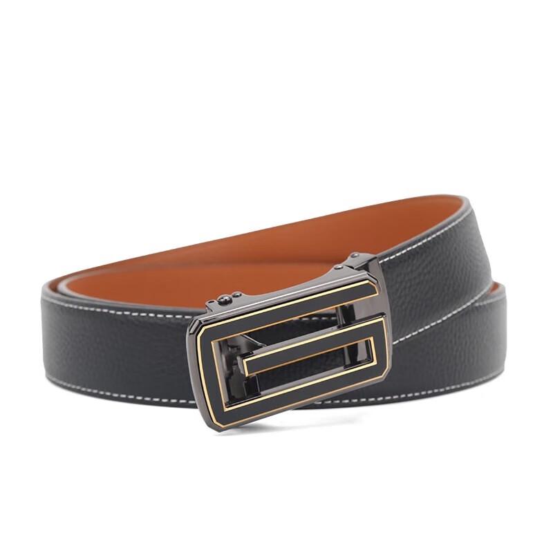 Мужской кожаный ремень PLOVER с автоматической пряжкой