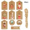 Themed Christmas Paper Gift Tags With Vintage Snowman For Festive Event Decor