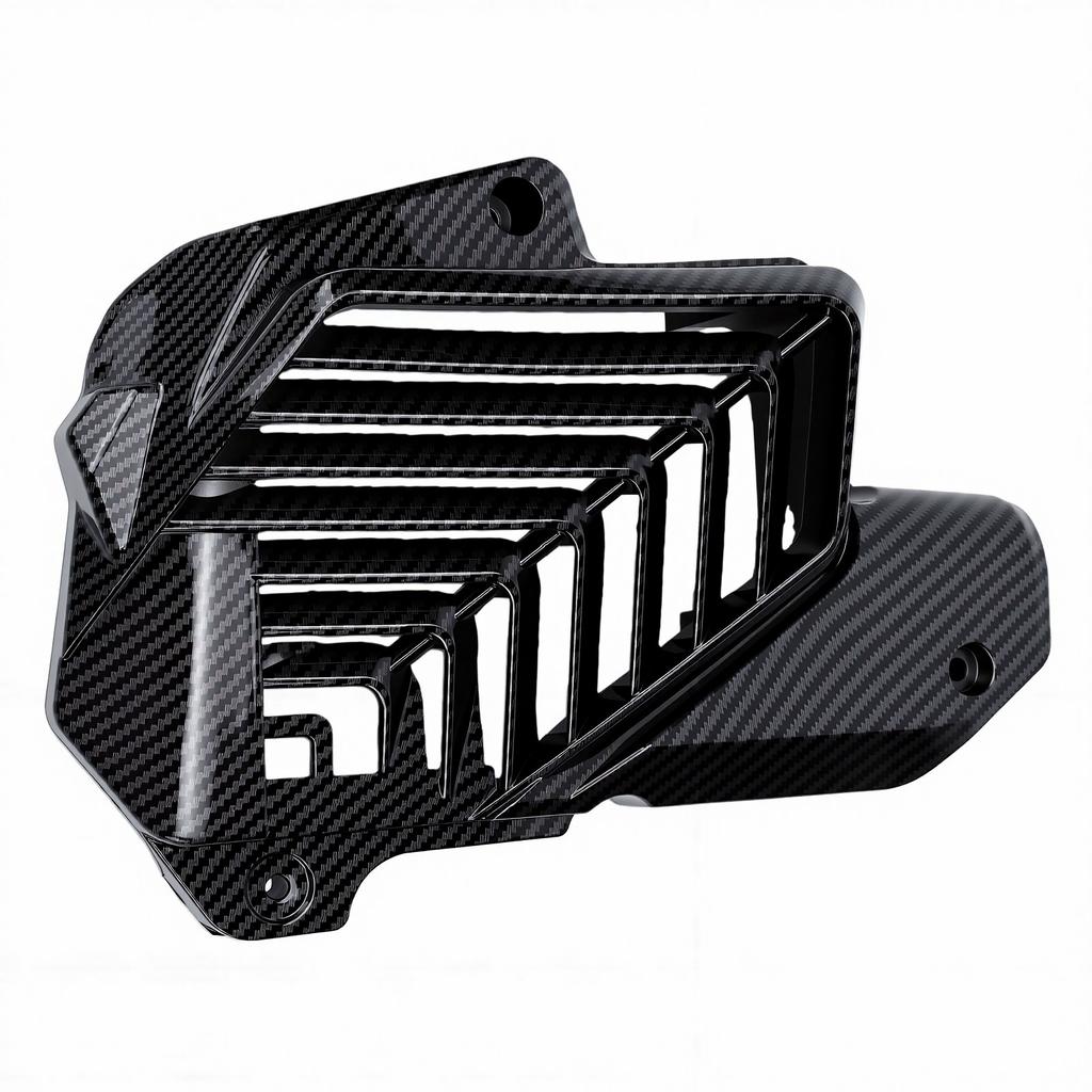 Motorcycle Water Tank Cover Protector Carbon Fiber Look Motorcycle Radiator Guard Replacement for PCX160 2021 To 2025