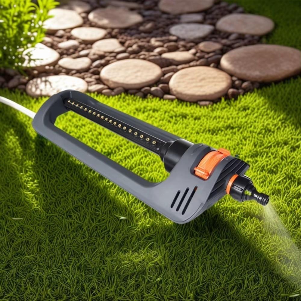 19 Hole Nozzles Oscillating Sprinkler Automatic Water Sprayer  Lawn Irrigation