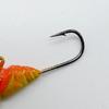30pcs*Ice Fishing Jigs Lures Kit Crappie Panfish Jigs Head Fishing Hooks Set for Winter Ice Jigging