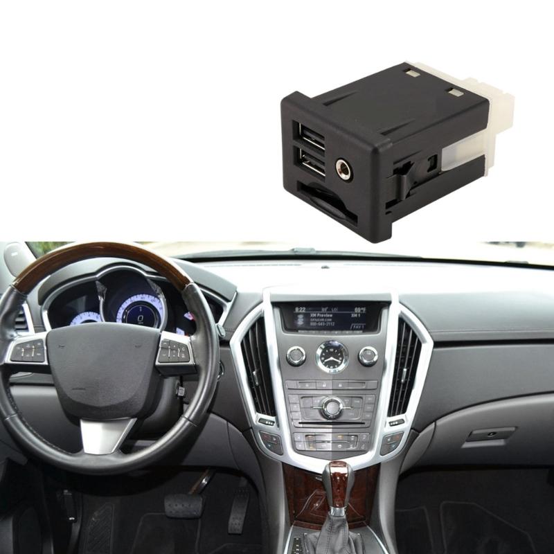 USB Port Jacks Card Interface 13581213 13599454 13581210 for ATS Center Console Auxiliary Jacks Replacement