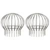 Gutter Leaf Guard 2 Pcs Silver 200 Mm Stainless Steel