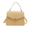 Fresh solid color new summer high-end texture urban commuting versatile shoulder messenger bag portable small square bag