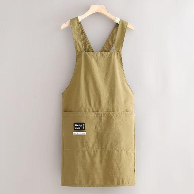 Thin Apron Cooking Kitchen Aprons Breathable Adult Waist Aprons Anti Fouling For Home Housework Clothes Protective Cover
