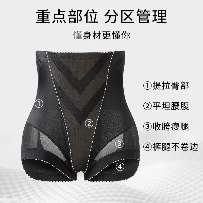 Women Plus Size Tummy Control Butt Lifting Shaping Safe Underwear Body Shaper Panty