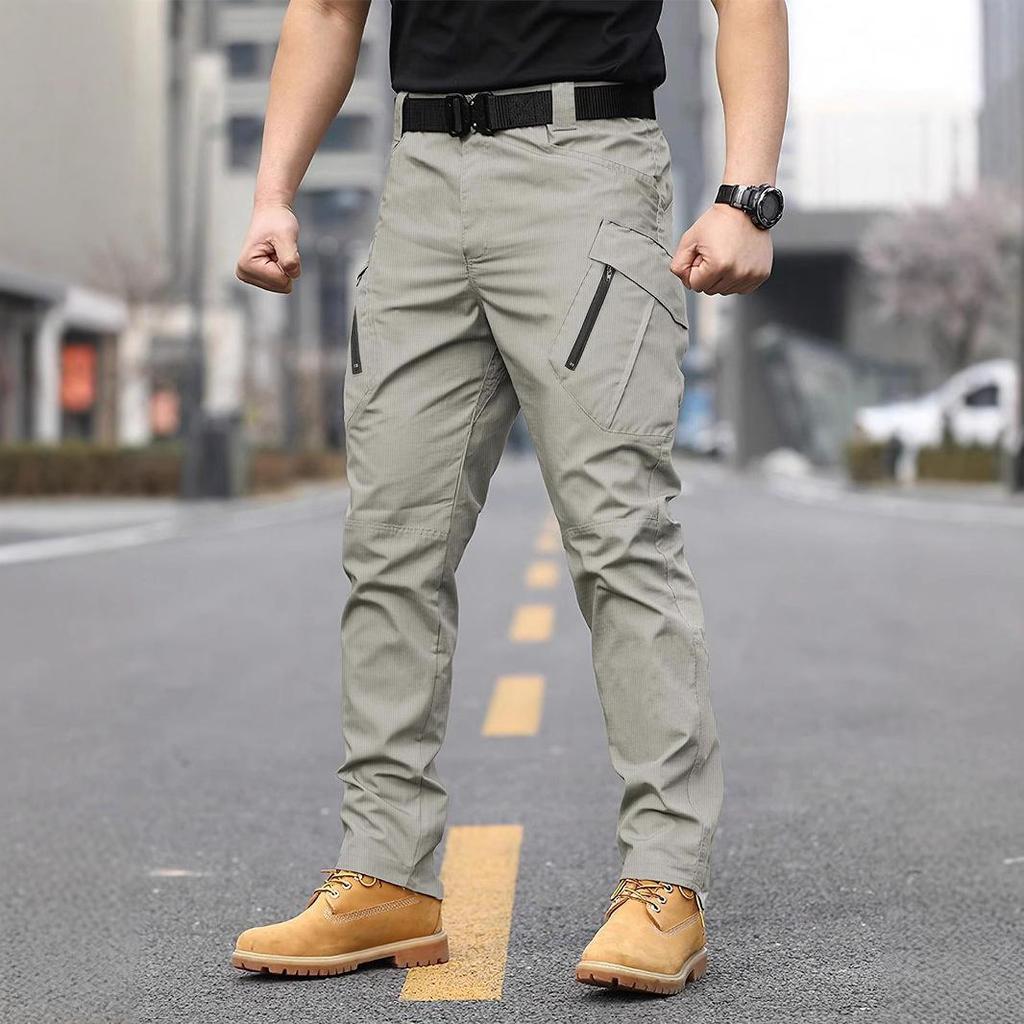 Tactical Pants Men's Spring and Summer New Tooling Casual Pants Outdoor Functional Straight Training Pants