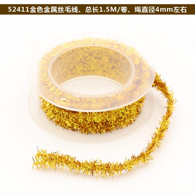 Christmas Decoration Metal Wire Color Strips DIY with Iron Wire Metal Wire Yarn Festival Supplies