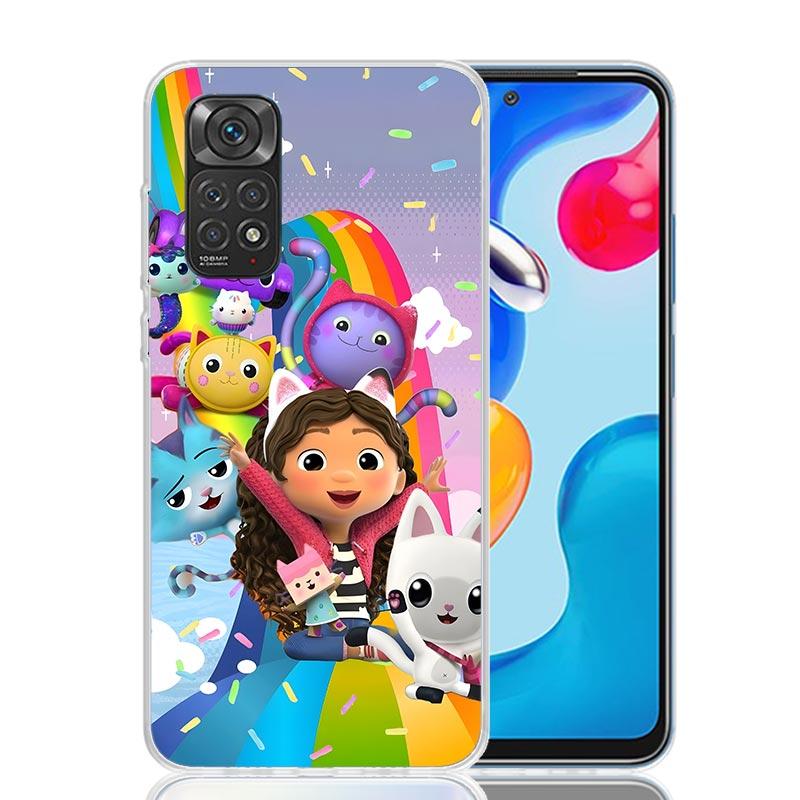 

Cartoon Gabbys Dollhouse Phone Case For Xiaomi Redmi Note 15 14 13 12S 12 Pro Plus 11S 11E 11 11T 10S 10 Art Soft Pattern Cover Redmi Note 15 Pro 5G