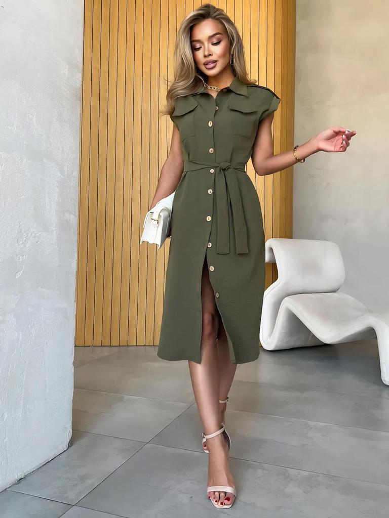 European & American Summer French Style Slim Fit Dress: Elegant, Figure-Flattering, High-End Fashion for Women