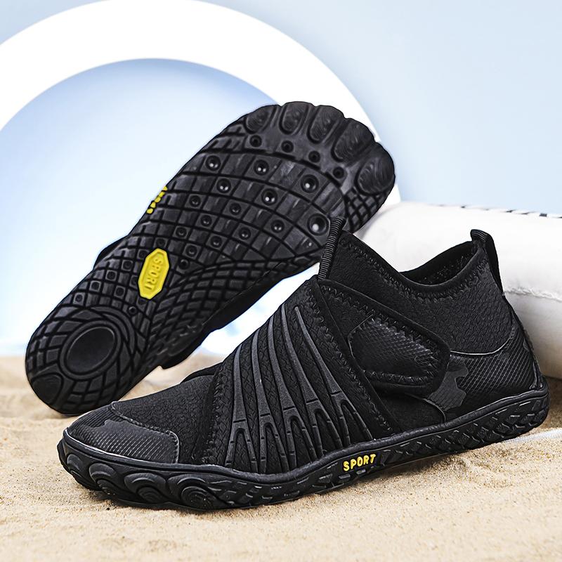 

Мужская обувь для пляжа босиком цвета хаки Женская обувь для водных видов спорта Обувь для плавания в воде Обувь для парной йоги и фитнеса Большие размеры EU: 39 чёрный