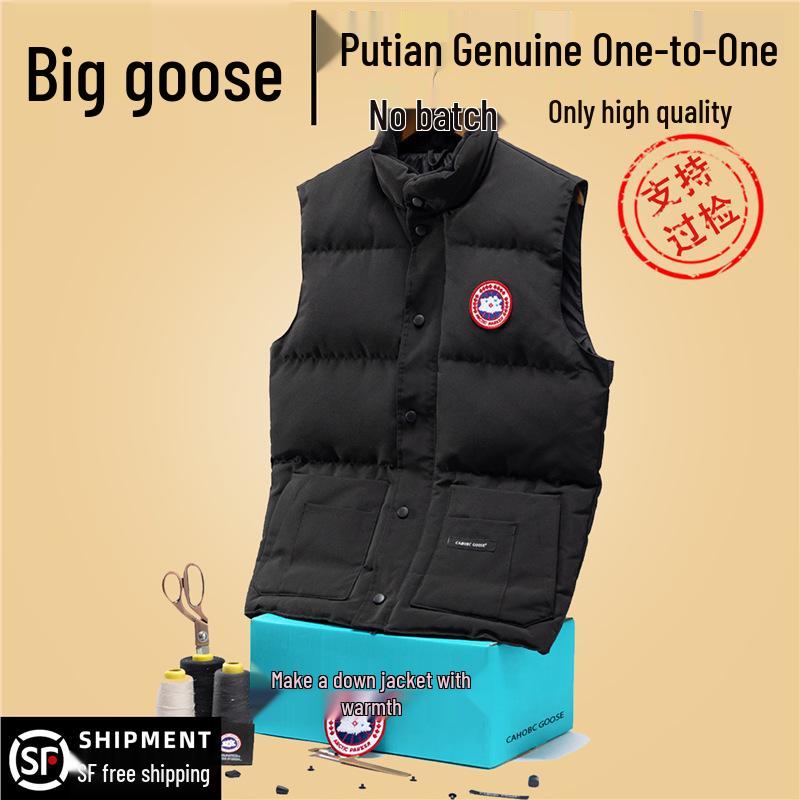 Canada Goose 2025 Новый зимний пуховый жилет - Унисекс, парный стиль XL