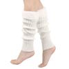Christmas Knitted Leg Cover Candy Color Leg Warmer Stacked Christmas Leg Sleeve Thickened Foot Cover Strap Leg Socks Girls