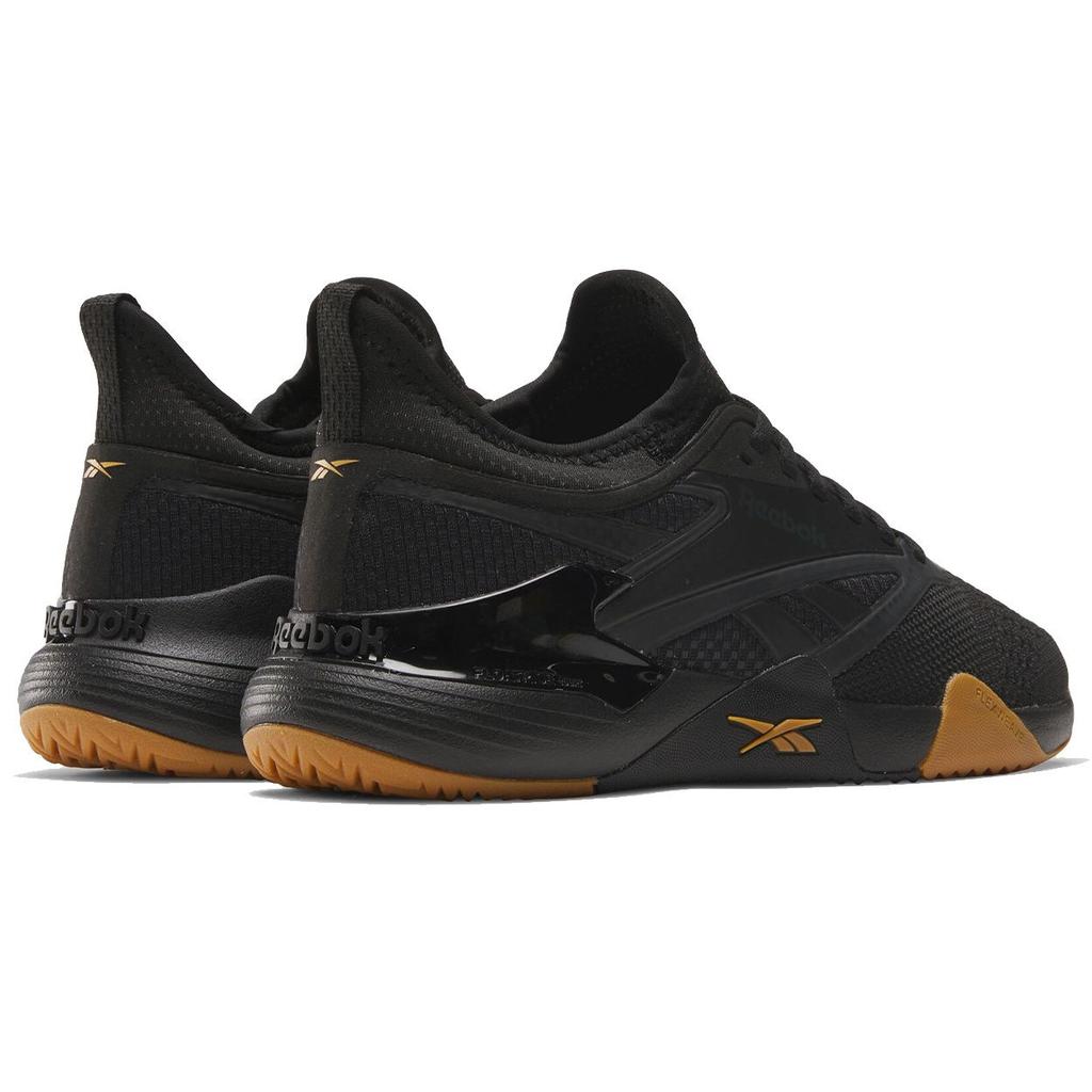 Reebok Nano Court Black Gum Unisex Sneakers Grey Heritage-Gold 100205029