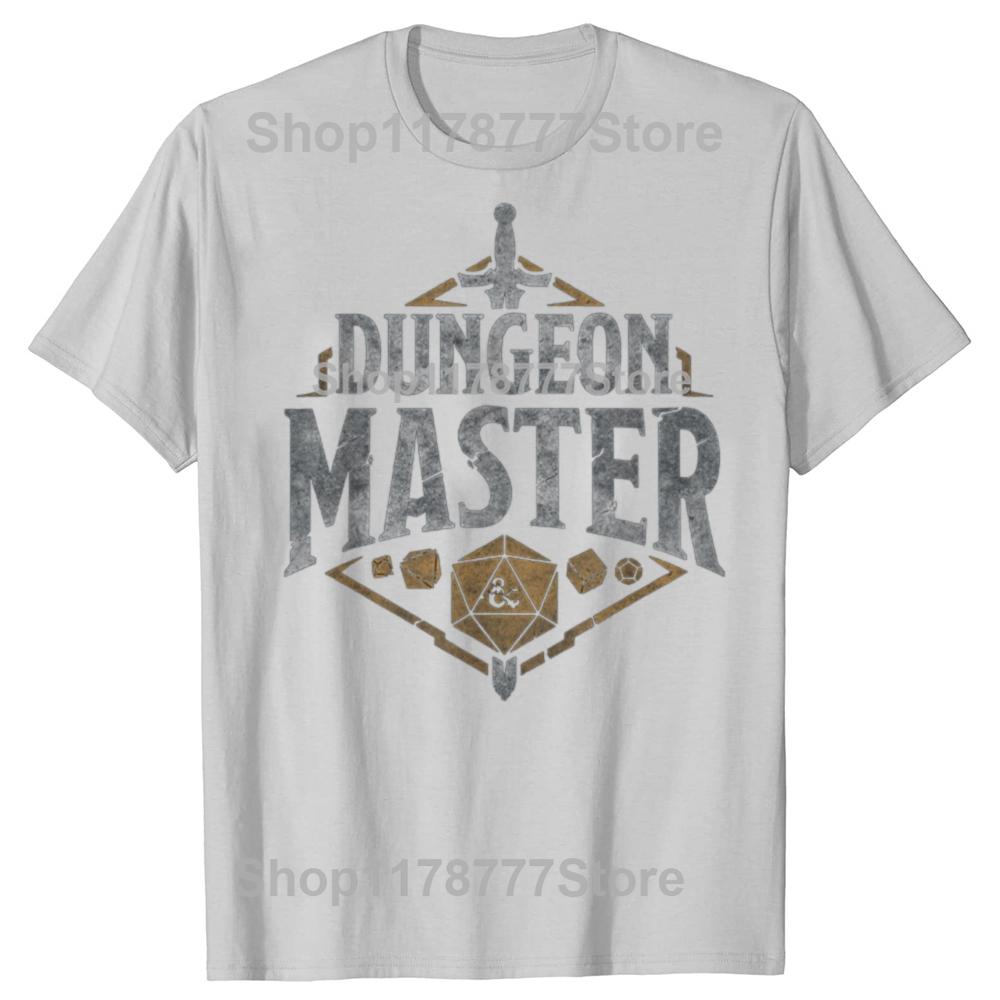 Lustige Dungeons & Dragons Spielleiter T-Shirts Baumwolle Kurzarm Geschenke Herrenbekleidung Mode Lässig Locker Oversize T-Shirt
