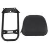 Luocute Motorcycle Rear Passenger Enhanced Comfort with Stylish Look and High Stability Backrest Pad Cushion Compatible with Kawasaki Eliminator 500