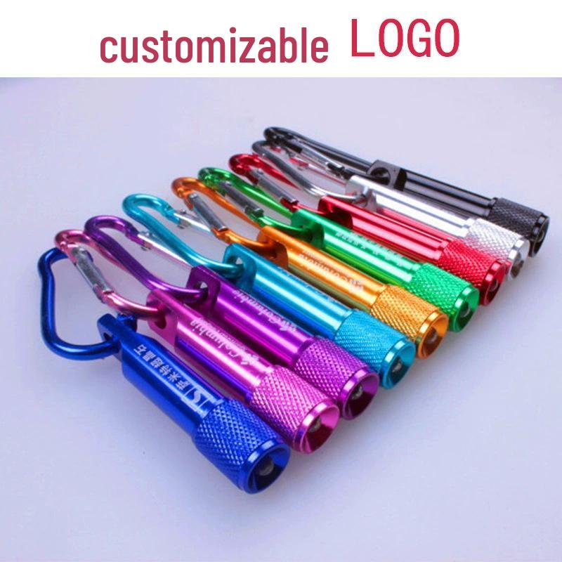 Colombia Mini LED Keychain Flashlight with Custom Logo and Carabiner