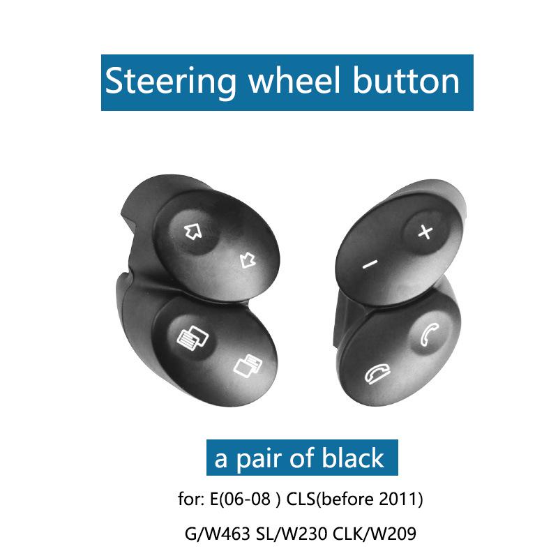 

Ruili40 2308202310 для Mercedes W211 W219 кнопки управления переключателем на руле автомобиля многофункциональные кнопки переключения E Cls чёрный