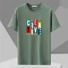 T-shirt 12XL Coupe Confort Décontracté Pur Coton avec Imprimé Graphique