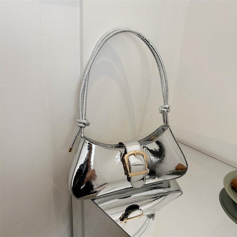 

Yogodlns модная женская сумка-бродяга на плечо роскошный дизайн лакированная кожа сумка подмышки женские однотонные сумки-мессенджеры сумки