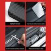 Carbon Fiber Leather Car Door Sill Anti-slip Protector Strip Waterproof Sticker
