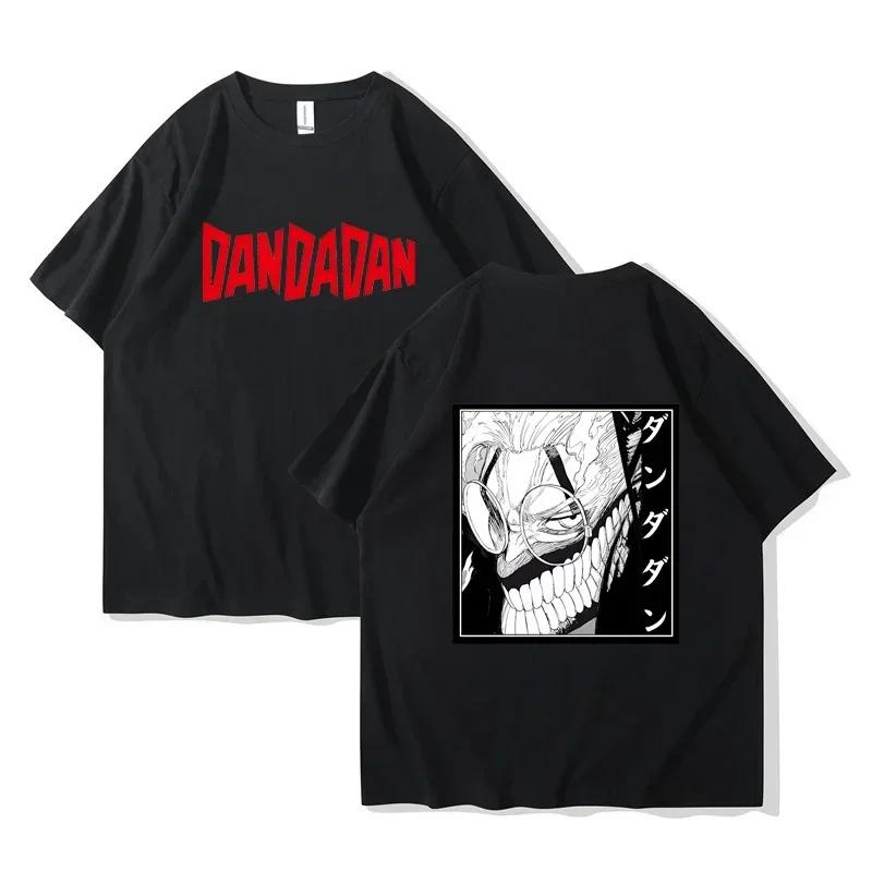 Camiseta de Algodón Dandadan Okarun Unisex Mujer Transpirable Clásica Camiseta Universitaria Años 2000 Ropa Coreana Estética Hip Hop