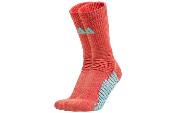 Adidas Basketball Socks Unisex 1 Pack Light Scarlet JJ2065