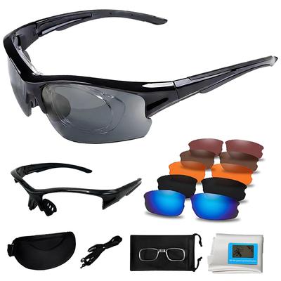 Para Óculos de Sol Esportivos Polarizados Japoneses Lente UV400 Lente de Prescrição UV para com Estojo [Minezaki] [Pessoas Projetadas] [Última Melhoria/Conjunto de 5]