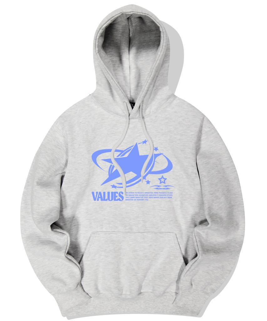 Blue Stars Graphic Hoodie - 9 Colors (Type A)
