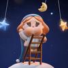 POP MART CRYBABY CRYING TO THE MOON SERIES FIGURES Blind Box