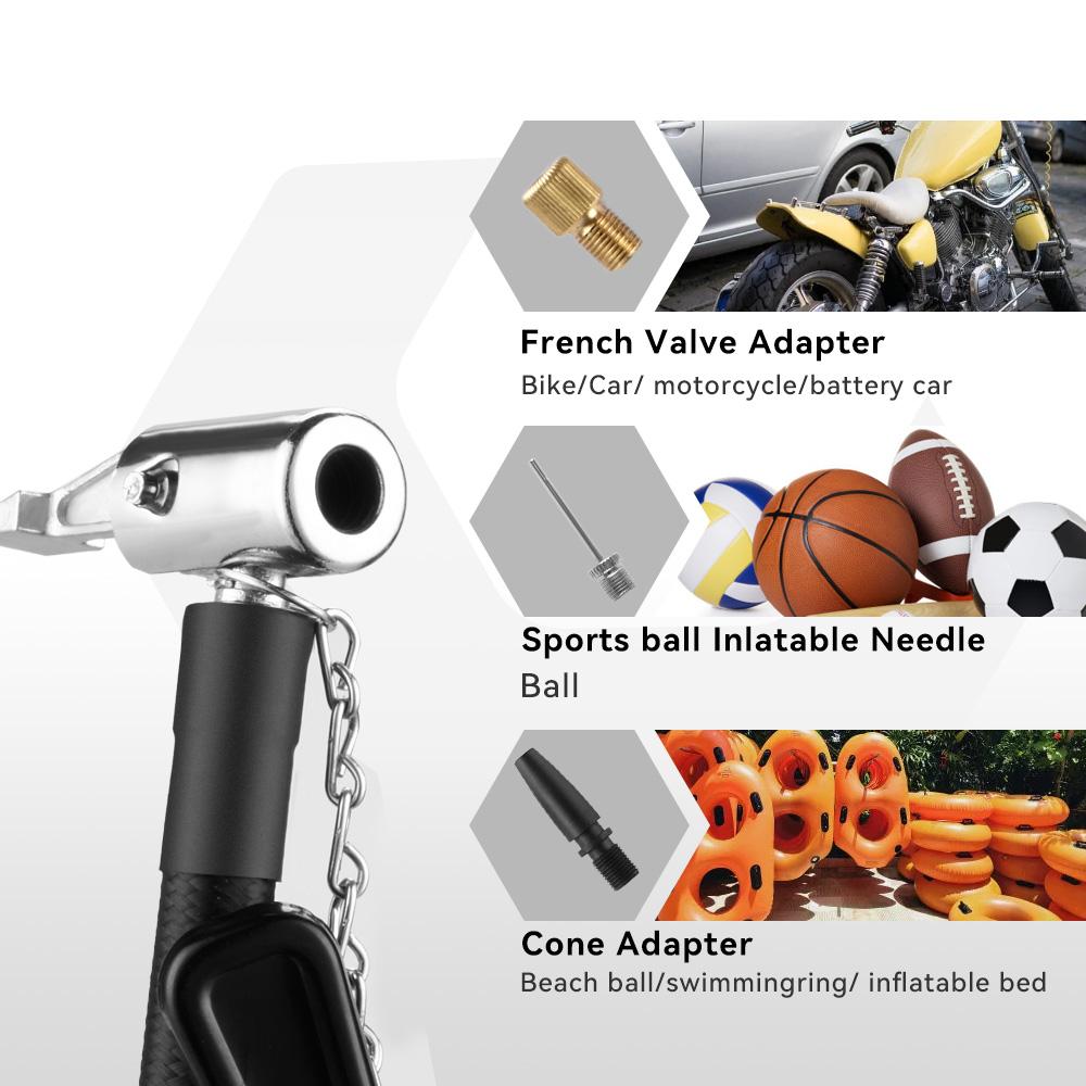 Yofidra Kabellose elektrische Luftpumpe Hochdruck mit Digitalanzeige Tragbare wiederaufladbare aufblasbare Autopumpe für Makita 18V Akku