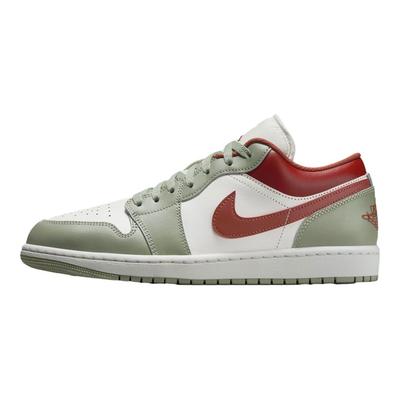 Air Jordan 1 Lage top Vintage Basketbalschoenen Unisex Groen Jordan 553558-133