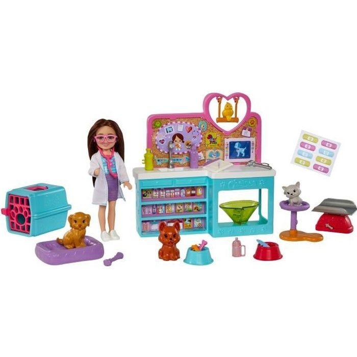 Barbie - Clinique Vétérinaire Chelsea - Poupée - 3 ans et +