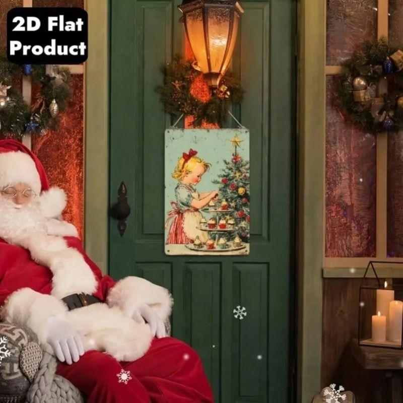 Retro Metal Wall Art, Living Room Decor, 20x30 cm