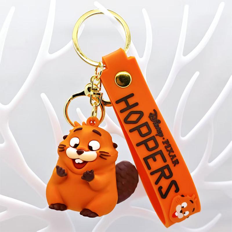 Portachiavi Anime Castoro Mabel Lucertola Tom Cosplay Ciondolo Borsa Portachiavi Halloween Carnevale Portachiavi Regali di Natale Per Bambini Adulti Regalo di Compleanno per Bambini