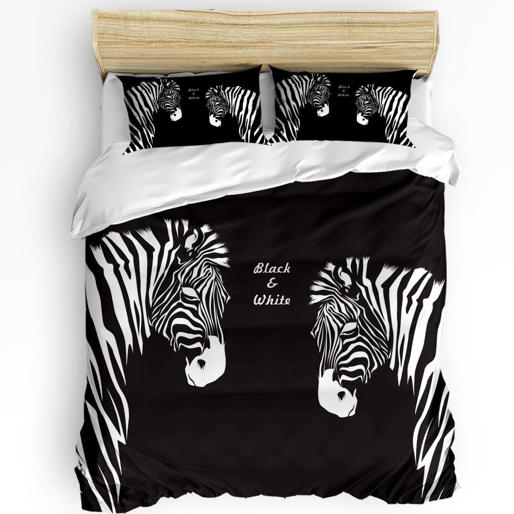 Horses Bedding Set For Bedroom Bed Home Abstract Stallions Simple Design Equestrian Animal Duvet Cover Quilt Cover Pillowcase