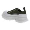 Alexander Mcqueen Tread Slick Sports Low Top Platform Shoes Women's Olive Green 676711W4RQ23307
