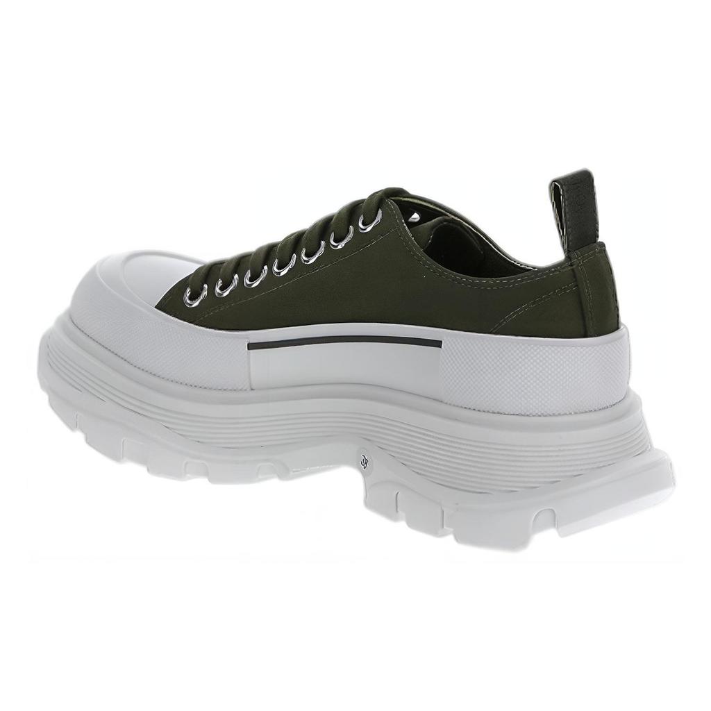Alexander Mcqueen Tread Slick Sports Low Top Platform Shoes Women's Olive Green 676711W4RQ23307
