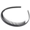 1/2 Pcs New plastic Black Soccer Headband Men Hair Clip Sports Hairband Toothed