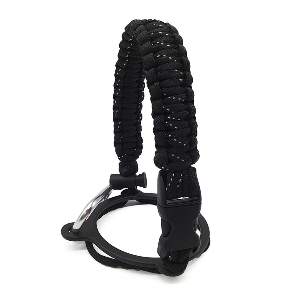 Trinkflaschenriemen Paracord Trinkflaschen-Tragegriff mit Sicherheitsringen und Karabiner für Hydro Flask Weithalsflasche