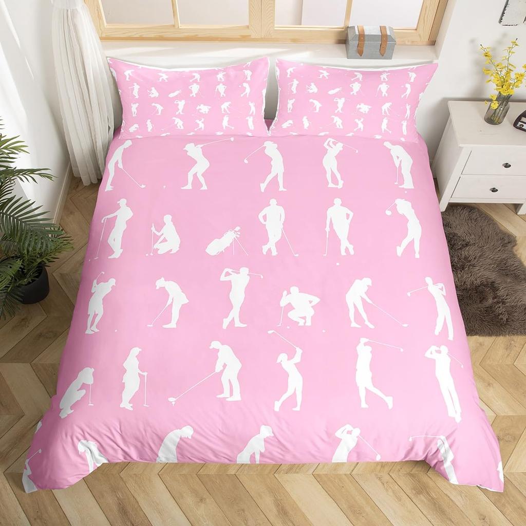 Basketball Bedding Set Twin Size Kids Basketball Player Comforter Cover Teens Ball Gaming Duvet Cover Sports Themed Quilt Cover
