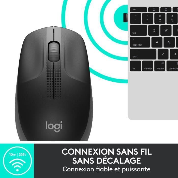 Souris - Sans Fil - Logitech - M190 - Noir