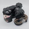 Flower PU Leather Camera Case Bag for Sony A6300 A6400 A6000 A6100 16-50mm Lens Full Body Cover With Strap