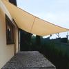 Large premium shade sail waterproof 4x6 beige uv shade cloth