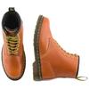 Dr. Martens 1460 Couro Bico Redondo Simples Cadarço Originais Botas Curtas Unissex Amarelo-Marrom 32130220